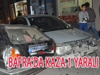 BAFRADA KAZA: 1 YARALI