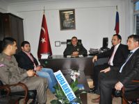 BAFRA ÜLKÜ OCAKLARI  JANDARMA KOMUTANLIĞINA ZİYARET