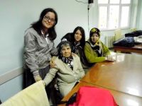 ANADOLU LİSESİ ÖĞRENCİLERİ YAŞLILARIN HAYIR DUALARINI ALDI