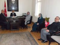 BAFRA ŞEHİT AİLELERİNDEN ALAÇAM KAYMAKAMINA ZİYARET