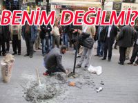 ŞEHRİN EN İŞLEK CADDESİNDEKİ ARSASINI DEMİRLE ÇEVİRDİ