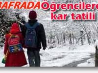 BAFRA DA YARIN OKULLAR TATİL