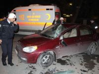 SAMSUNDA TRAFİK KAZASI: 2 YARALI