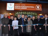 BAFRADA GENÇLİK VE SPOR MERKEZİNİN AÇILIŞI YAPILDI.