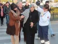 KAMYONET ÇARPTI 1 YARALI