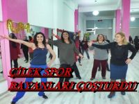 ÇİLEK-SPOR BAFRALI BAYANLARI ÇOŞTURDU