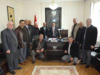 SİVİL TOPLUM ÖRGÜTLERİNDEN ALAÇAM KAYMAKAMINA ZİYARET