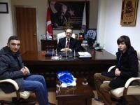 BAŞKANIN GENÇ ZİYARETÇİLERİ