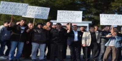 KARAKÖY TARIM İŞLETMESİ ÇALIŞANLARI ÖZELLEŞTİRMEYİ PROTESTO ETTİ