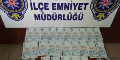 ÇARŞAMBA'DA SAHTE 25 ADET 100'LÜK BANKNOT ELE GEÇİRİLDİ