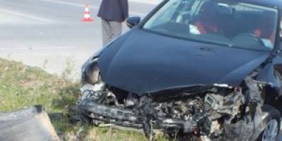 BAFRADA YİNE KIRMIZI IŞIK İHLALİ YİNE BİR KAZA