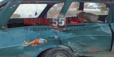 EVRENUŞAĞI KAVŞAĞINDA FECİ KAZA 4 YARALI