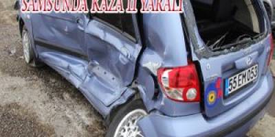 SAMSUNDA MİNİBÜS KAZASI : 11 YARALI