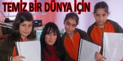 BAFRA'LI ÖĞRENCİLER ÇEVRE KİRLİLİĞİNE SAVAŞ AÇTI.