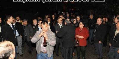 BAŞKAN ZİHNİ ŞAHİN’E KEMAL PAŞADAN VE MEVLANADAN SEVGİ SELİ