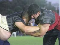 Hatay'da aba güreşleri