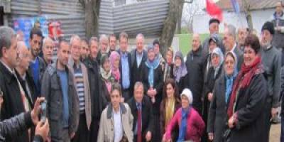 CHP BAFRA BELEDİYE BAŞKAN ADAYI KEMAL ÜNLÜ, EMENLİ VE İKİZTEPE'DE