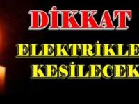 DİKKAT BAFRA'DA ''ELEKTRİK KESİLECEK''