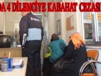 BAFRA’DA 4 DİLENCİYE KABAHAT CEZASI KESİLDİ