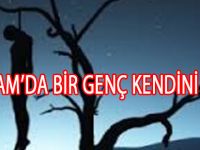 ALAÇAM'DA GENÇ KENDİNİ ASTI
