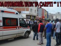 BAFRA'DA OTOMOBİLİN ÇARPTIĞI YAYA YARALANDI