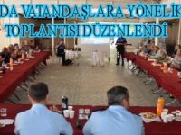 BAFRA'DA VATANDAŞLARA YÖNELİK HUZUR TOPLANTISI DÜZENLENDİ