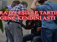 BAFRA'DA EŞİYLE TARTIŞAN GENÇ KENDİNİ ASTI