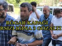 RÖGAR KAPAKLARINI ÇALDILAR