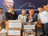 AK PARTİ BAFRA KADIN KOLLARINDAN SURİYE’YE İLAÇ YARDIMI