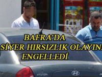 KASİYER HIRSIZLIK OLAYINI ÖNLEDİ