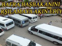 BAFRA BAŞBAKANINI KARŞILAMAYA AKIN EDİYOR