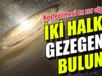 İki halkası olan gezegencik bulundu