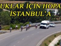 YARDIM İÇİN SARP’TAN İSTANBUL’A PEDAL ÇEVİRİYORLAR