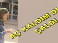 AÇ KALINCA MARKETTEN YİYECEK ÇALDI