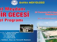 KENT MEYDANINDA KADİR GECESİ PROGRAMI