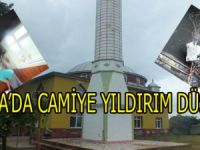 BAFRA'DA CAMİYE YILDIRIM DÜŞTÜ