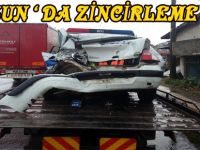 SAMSUN’DA ZİNCİRLEME TRAFİK KAZASI