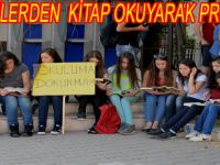 BAFRADA OKULLARI İCİN PROTESTO