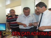MHP VE CHP BAFRA İLÇE TEŞKİLATINDAN ÇATI ADAYINA DESTEK