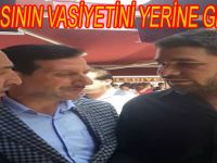 GÖĞEBAKAN’IN VASİYETİNİ YERİNE GETİRDİ