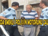 BAFRA’DA EMEKLİ POLİSİN MOTORUNU ÇALDILAR.