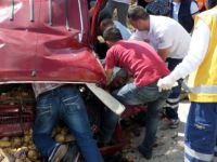 SAMSUN'DA TRAFİK KAZASI: 1 ÖLÜ