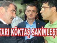 TARAFTARI BAŞKAN KÖKTAŞ SAKİNLEŞTİRDİ