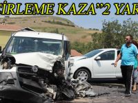 SAMSUN'DA ZİNCİRLEME TRAFİK KAZASI: 2 YARALI