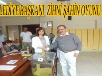 BAFRA BELEDİYE BAŞKANI ZİHNİ ŞAHİN OYUNU KULLANDI.