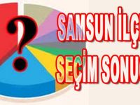 SAMSUN MERKEZ İLÇELERDE SEÇİM SONUÇLARI