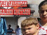 CANI PAHASINA ÇOCUKLARINI KURTARDI