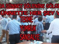 BAFRA'DA, BELEDİYE TARAFINDAN YAPILAN SÜNNET ŞÖLENİNDE KAVGA ÇIKTI