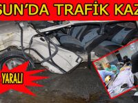 SAMSUN’DA TRAFİK KAZASI: 9 YARALI