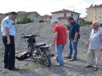 BAFRA'DA ÇALINTI MOTOSİKLET BULUNDU